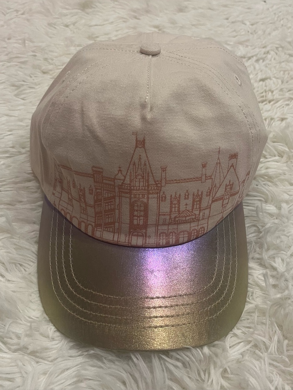 Biltmore House Asheville NC Iridescent Brim Baseball Cap